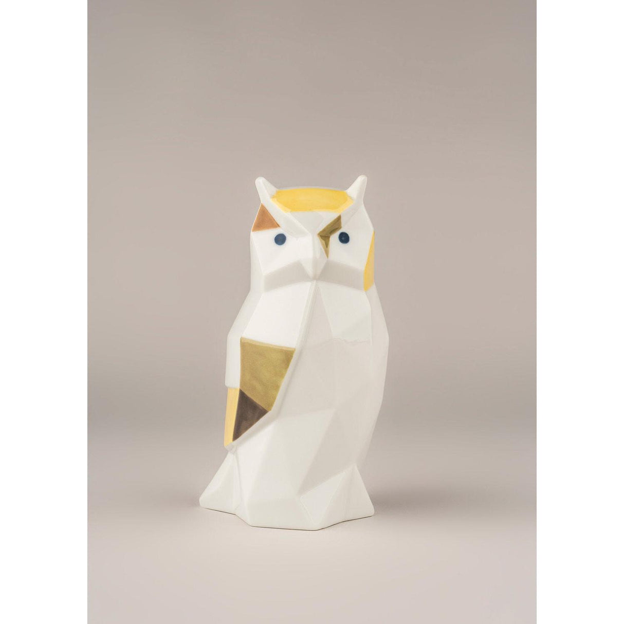 Lladró Figurina Gufo 16x8cm Porcellana