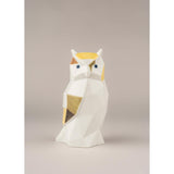 Lladró Figurina Gufo 16x8cm Porcellana
