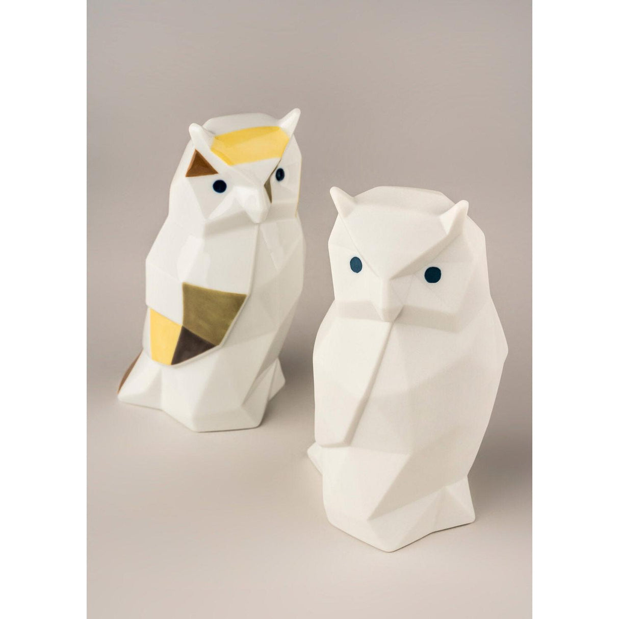 Lladró Figurina Gufo 16x8cm Porcellana