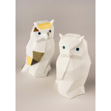 Lladró Figurina Gufo 16x8cm Porcellana