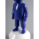 Lladró Scultura The Indigo Blue Guest Modello Piccolo 30x11cm Porcellana