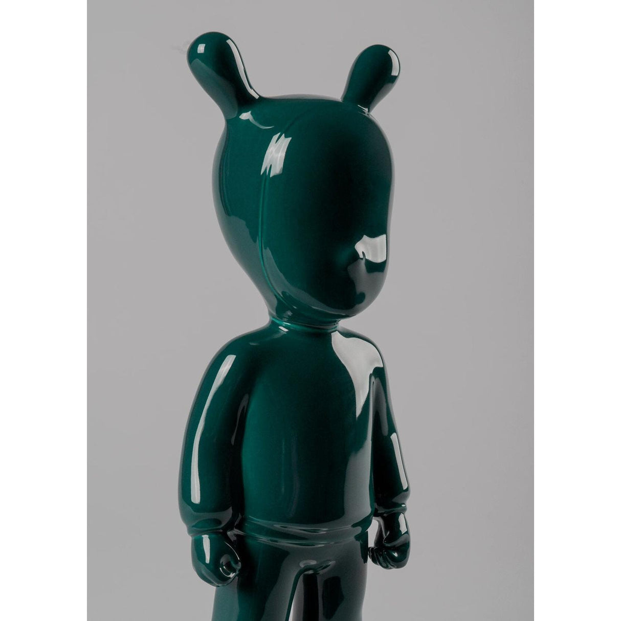 Lladró Scultura The Dark Green Guest Modello Piccolo 30x11cm Porcellana