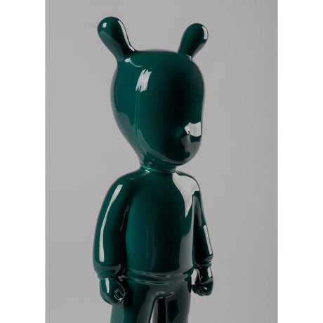 Lladró Scultura The Dark Green Guest Modello Piccolo 30x11cm Porcellana