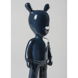Lladró Figurina The Dark Blue Guest Piccolo 30x11cm Porcellana
