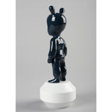 Lladró Figurina The Dark Blue Guest Piccolo 30x11cm Porcellana