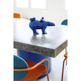 Lladró Scultura Mamma Orsa e I Suoi Piccoli Azzurro Oro Serie Limitata 25x39cm Porcellana