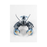 LLADRO' Scultura Aragosta Blu 13x45cm Porcellana