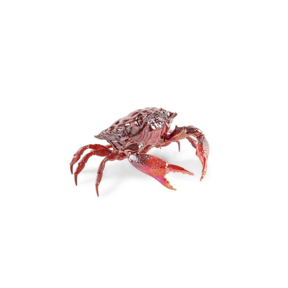 Lladró Scultura Granchio Rosso 14x28cm Porcellana