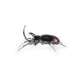 Lladró Figura Scarabeo Rinoceronte 12x26cm Porcellana