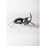 Lladró Figura Scarabeo Rinoceronte 12x26cm Porcellana
