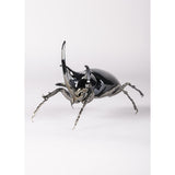 Lladró Figura Scarabeo Rinoceronte 12x26cm Porcellana