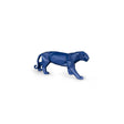 Lladró Scultura Pantera Azzurro Opaco 19x50cm Porcellana