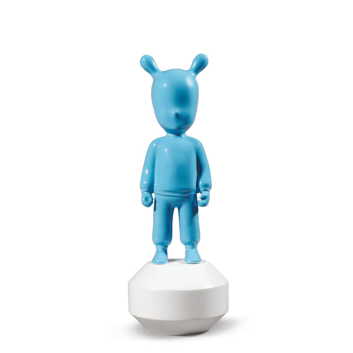 Lladró Figurina The Blue Guest Modello Piccolo 30x11cm Porcellana