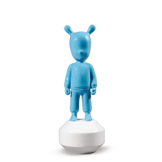 Lladró Figurina The Blue Guest Modello Piccolo 30x11cm Porcellana