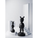 Lladró Figurina The Black Guest Modello Grande 52x19cm Porcellana