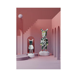 LLADRO' Scultura The Guest By Devilrobots Modello Piccolo Serie Numerate 30x11cm Porcellana