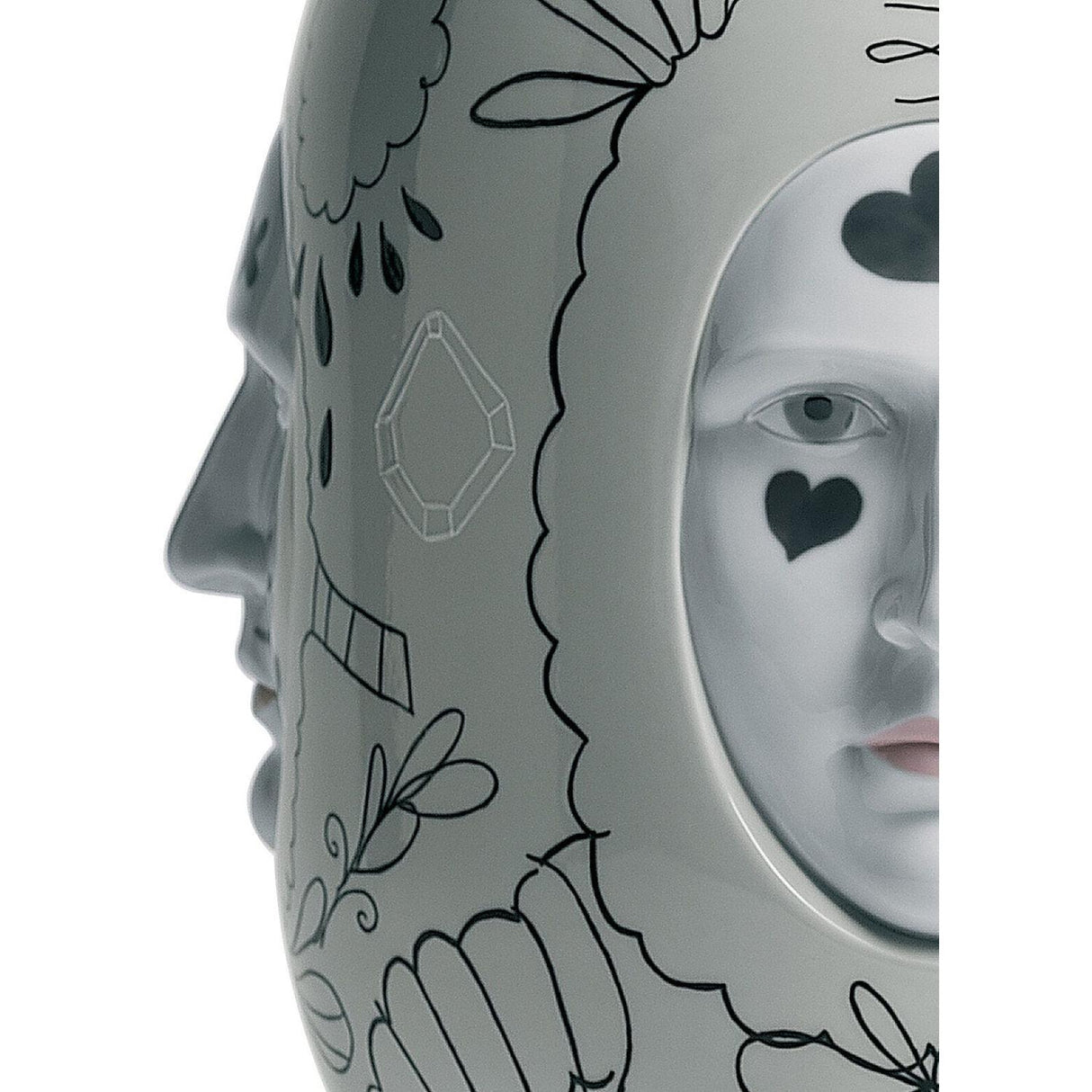 Lladró Conversation Vase II By Jaime Hayon 52x31cm Porcellana