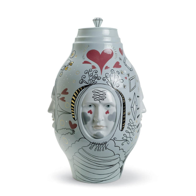 Lladró Conversation Vase Edizione Limitata 39x27cm Porcellana