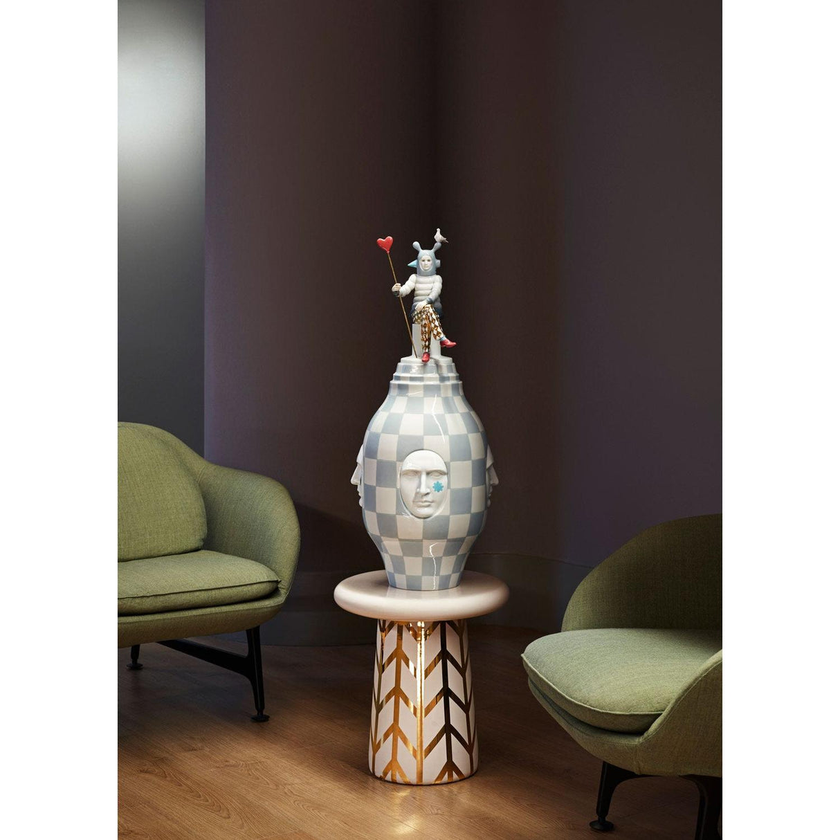Lladró Conversation Vase I By Jaime Hayon 52x31cm Porcellana