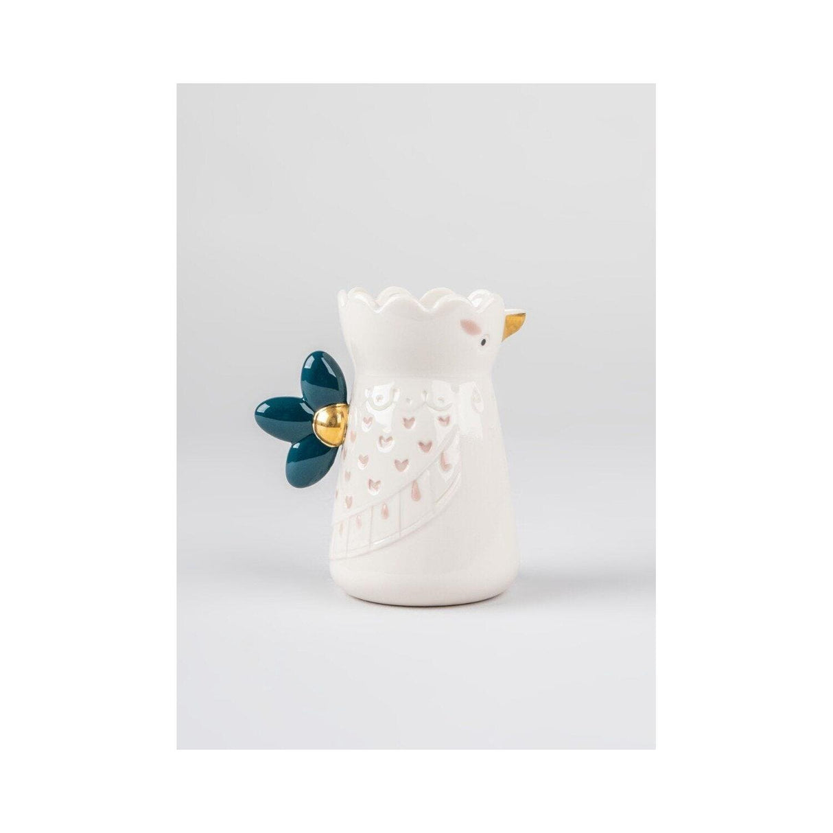 LLADRO' Lattiera Kawki 13x10cm Porcellana