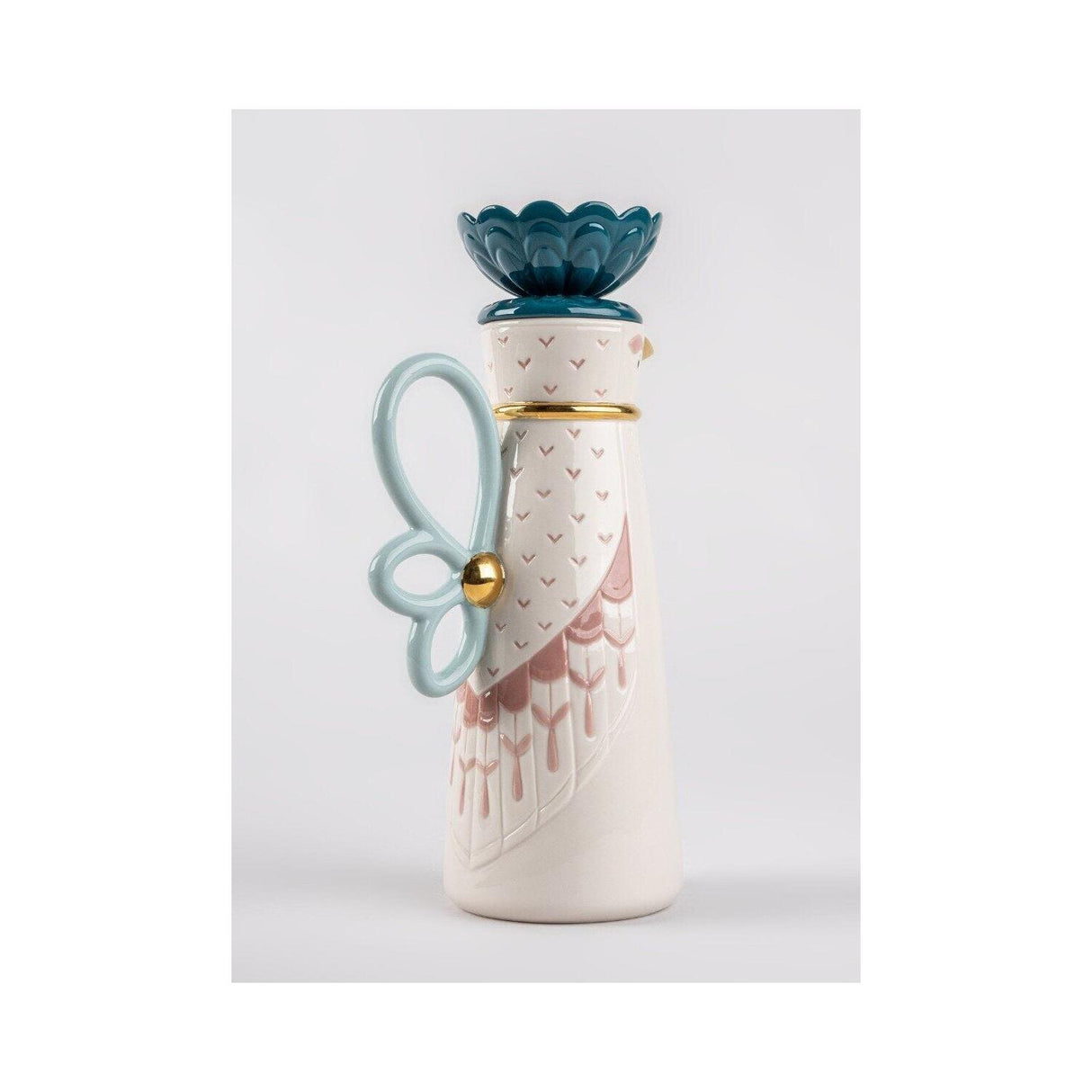 LLADRO' Caffettiera Porta Caffé Kawki 29x15cm Porcellana