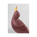 LLADRO' Figurina Storno I Viola 17x19cm Porcellana