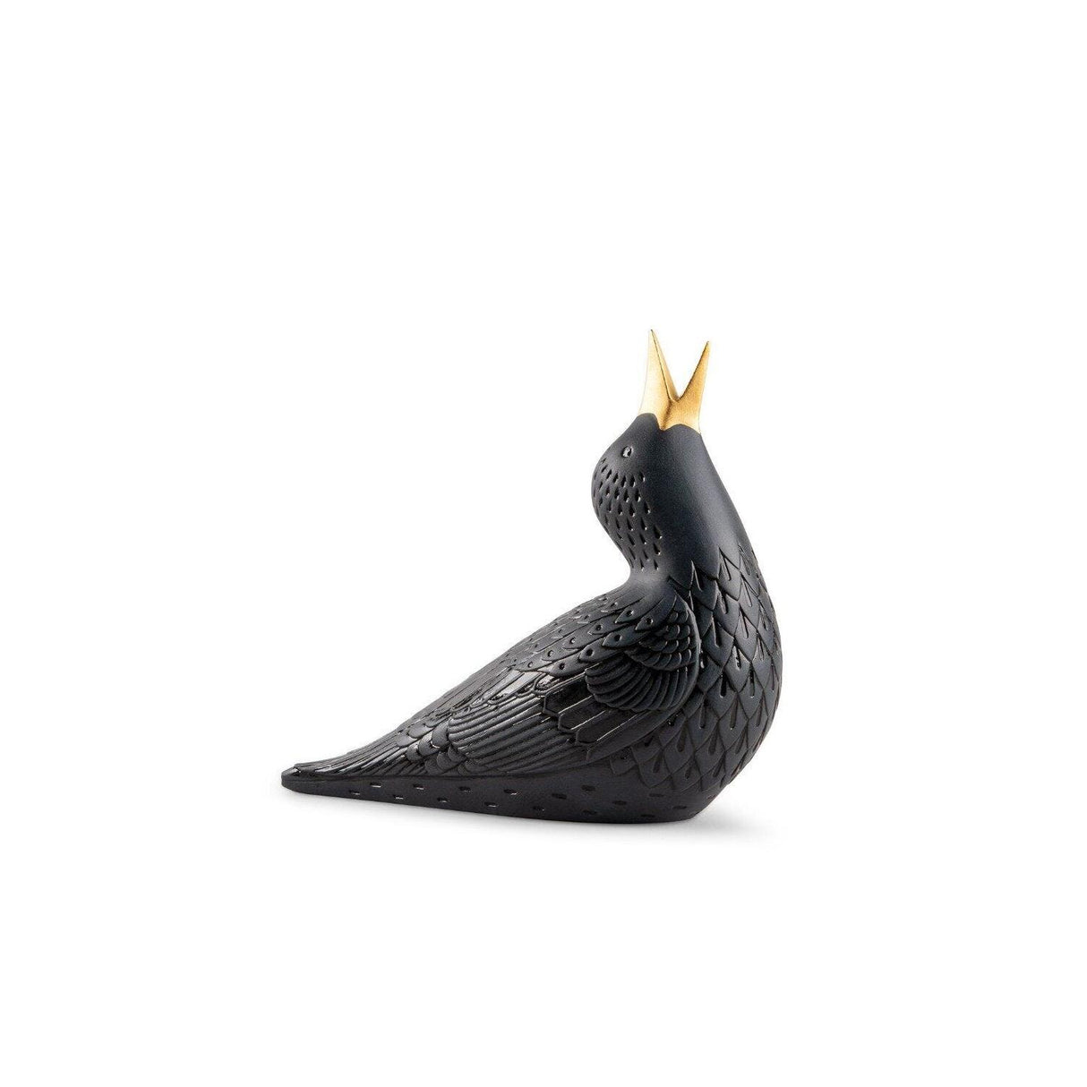 Lladró Figurina Storno I Nero 17x19cm Porcellana