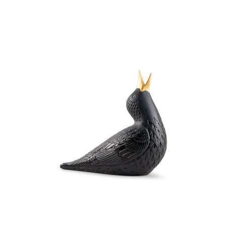 Lladró Figurina Storno I Nero 17x19cm Porcellana