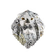Lladró Maschera Leone Natura Selvaggia 60x38cm Porcellana