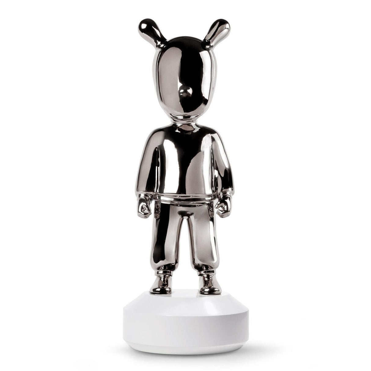 Lladró Scultura The Silver Guest Big 52x19cm Porcellana
