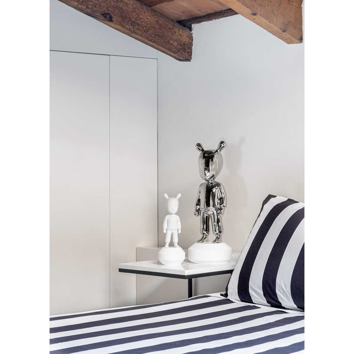 LLADRO' Scultura The Silver Guest Big 52x19cm Porcellana