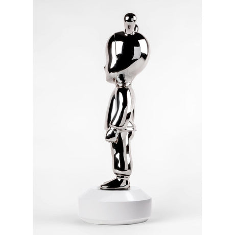 Lladró Scultura The Silver Guest Big 52x19cm Porcellana