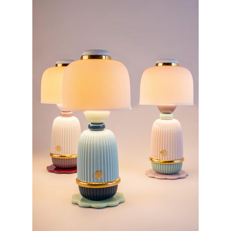 Lladró Lampada Kokeshi Crema 29x13cm Porcellana