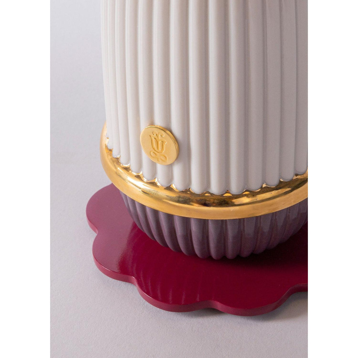 Lladró Lampada Kokeshi Crema 29x13cm Porcellana
