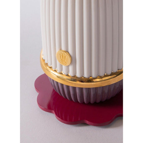Lladró Lampada Kokeshi Crema 29x13cm Porcellana