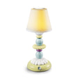 Lladró Lampada da Tavolo Firefly Lotus Verde e Azzurro 28x12cm Porcellana