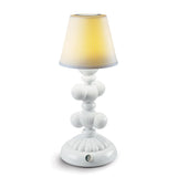 Lladró Lampada da Tavolo Firefly Cactus Bianco 30x12cm Porcellana