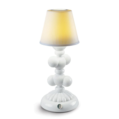 Lladró Lampada da Tavolo Firefly Cactus Bianco 30x12cm Porcellana