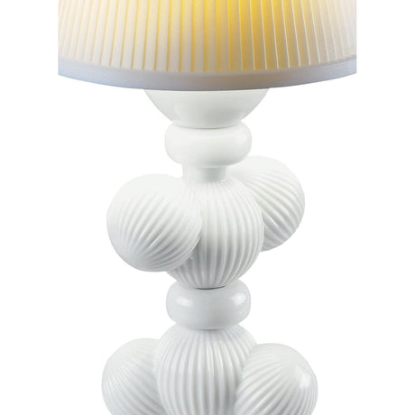 Lladró Lampada da Tavolo Firefly Cactus Bianco 30x12cm Porcellana