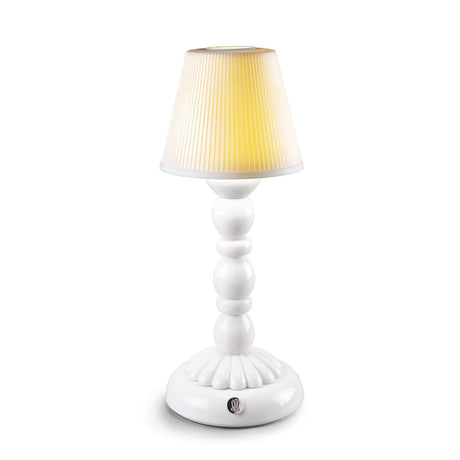 Lladró Lampada da Tavolo Firefly Palm Bianco 30x12cm Porcellana