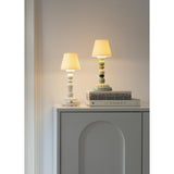 Lladró Lampada da Tavolo Firefly Palm Bianco 30x12cm Porcellana