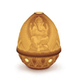 Lladró Litofania Lord Ganesha 12x9cm Porcellana