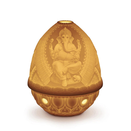 Lladró Litofania Lord Ganesha 12x9cm Porcellana