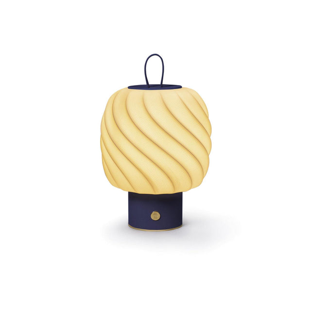 Lladró Ice Cream Lampada da Tavolo Medio Azzurro 26x17cm Porcellana
