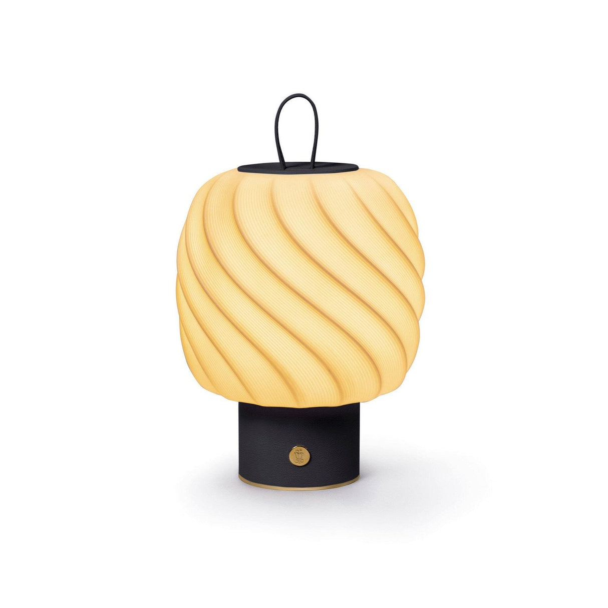 Lladró Ice Cream Lampada Portatile Medium Nero 26x17cm Porcellana
