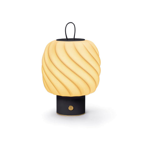 Lladró Ice Cream Lampada Portatile Medium Nero 26x17cm Porcellana