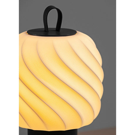 Lladró Ice Cream Lampada Portatile Medium Nero 26x17cm Porcellana