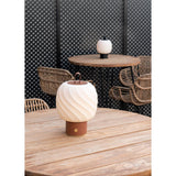 LLADRO' Ice Cream Lampada Portatile Medium Nero 26x17cm Porcellana