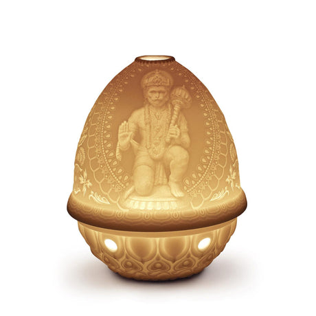 Lladró Litofania Hanuman 12x9cm Porcellana