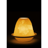 LLADRO' Litofania Angelo con Stella con Piatto 9x10cm Porcellana